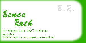 bence rath business card